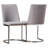 Chromium 18.1'' H Faux Leather Upholstered Metal Side Chair-908098586