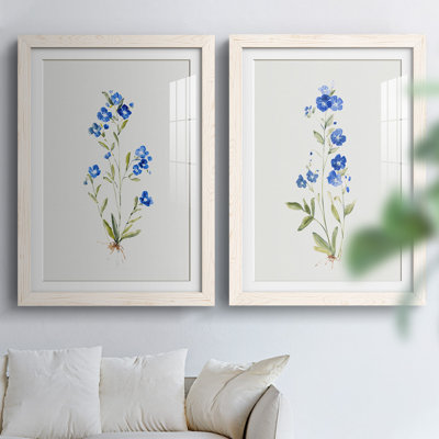 Impression encadrée petite bleue I-Premium - prête à être accrochée