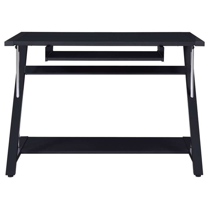 Bureau d'ordinateur avec plateau pour clavier
