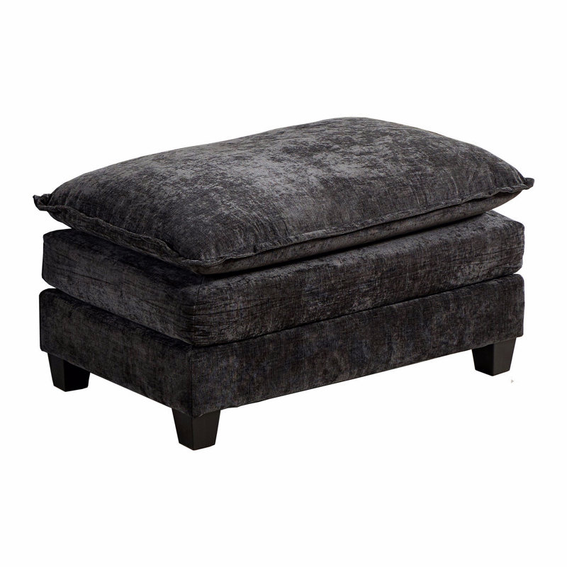 Divan-lit Cloud seulement, canapé modulaire moderne, Noir