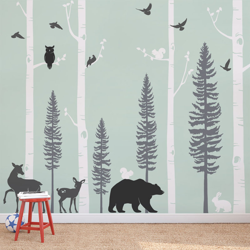 Décalque mural, H 108 po x l 124 po, Schéma C