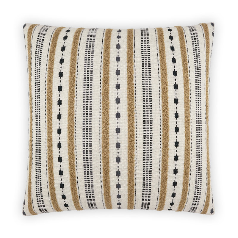Coussin décoratif Xuma, Carré 20 po, Chameau