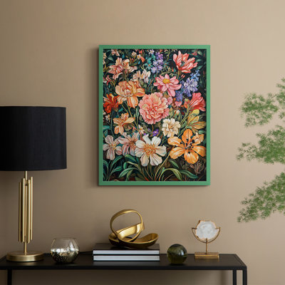 WM MORRIS Series XVIII  -Premium Framed Print -Ready to Hang - No Nails Required