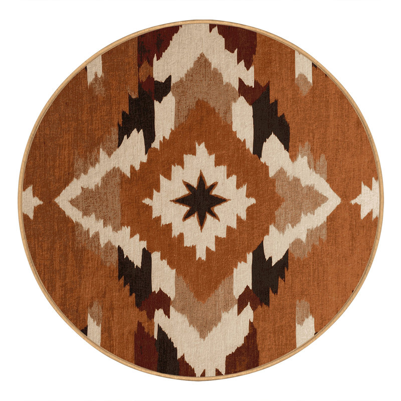 Tapis Red Rock Reverie, Rond 4 pi