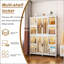 Garde-robe portable durable avec 12 portes magnétiques et 12 cubes, idéale pour le rangement organisé et l'efficacité de l'espace