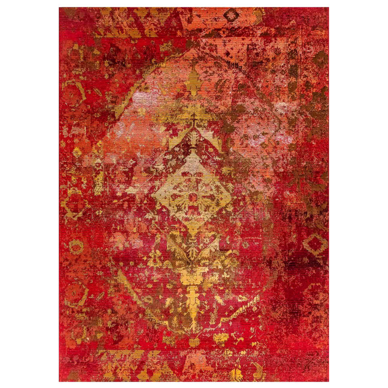 Kowalczyk Oriental Indoor/Outdoor Area Rug , Rectangle 3'3" x 4'11"