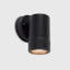 Logenita Matt Black Outdoor Armed Sconce