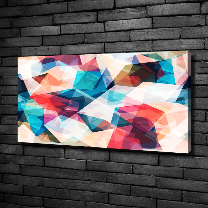 Mosaic Abstraction - Wrapped Canvas Print