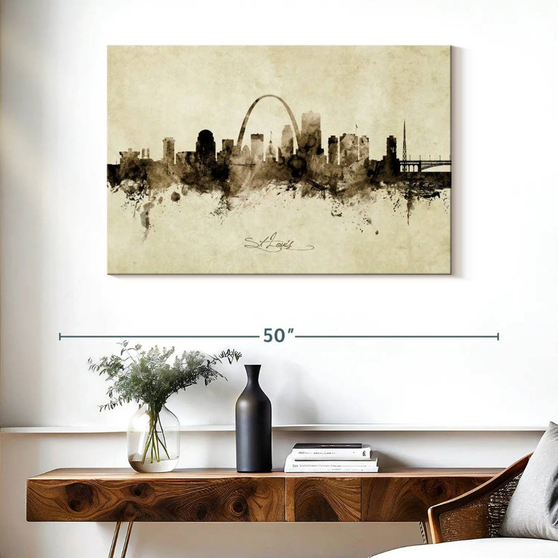 St. Louis, Missouri, horizon X, H 26 po x l 39 po
