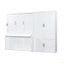 Grand lit escamotable mural avec placard