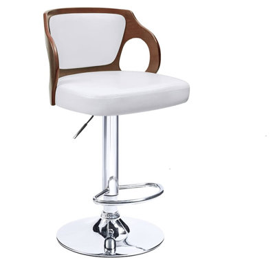 Hartung PU Leather Adjustable Height 360° Swivel Stool