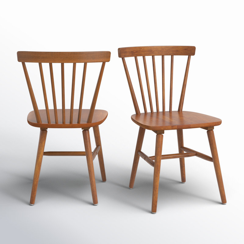 Chaise en bois massif Antoya, Miel