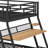 Bunk Bed With Built-In Desk, Light And 2 Drawers