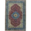 Bikaner Wool Oriental Area Rug in Red/Blue/Beige