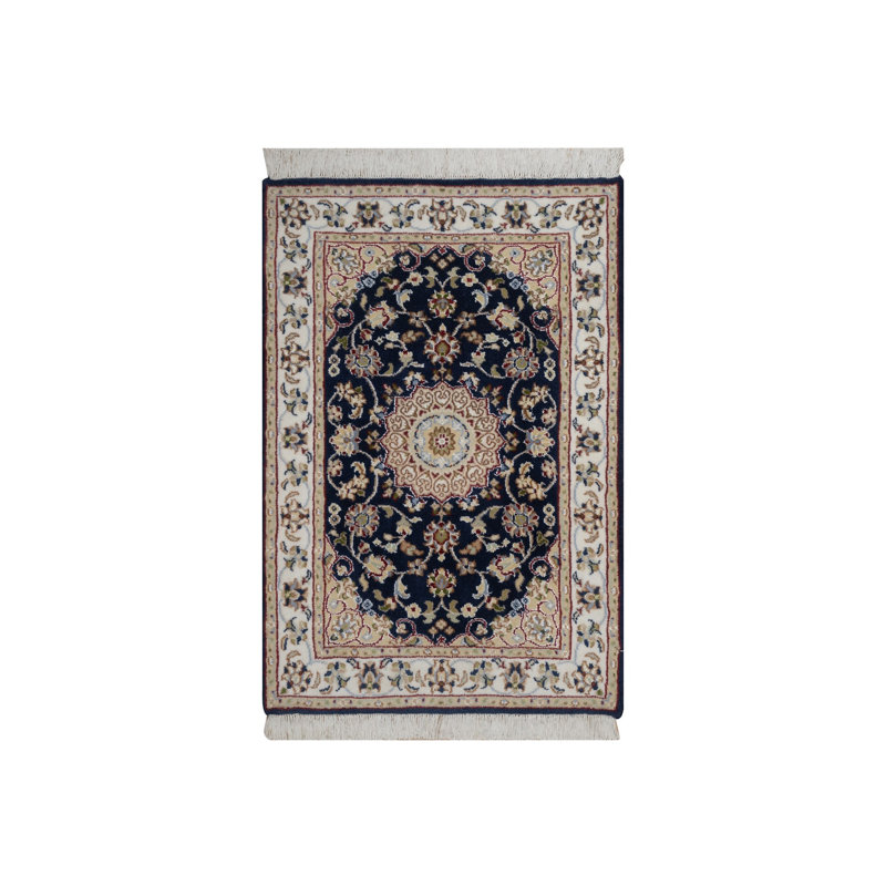 Tapis bleu 2 pi 1 po x 3 pi 2 po Nain
