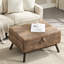 Table basse carrée de style Mid-Century avec structure en bois massif et fonction de rangement multifonctionnelle en mousse haute densité-52984678-52984677