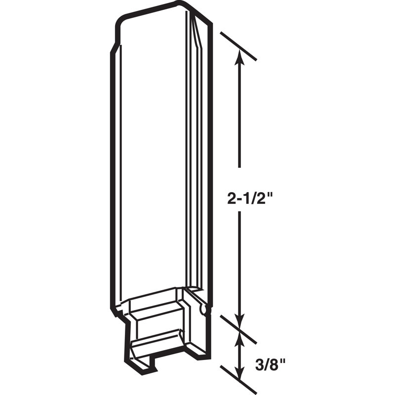 Guide de porte d'armoire Prime-Line