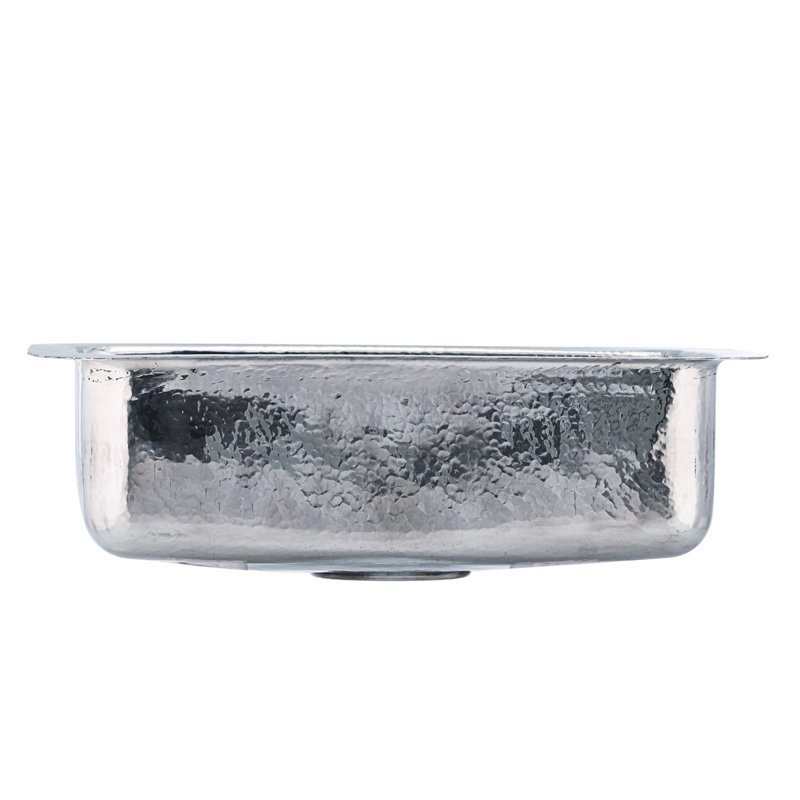 20" Dual Mount Single Basin Kitchen Sink, Stainless Steel