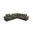 Thampstra Leather Match Reclining Modular Sectional-1566870621