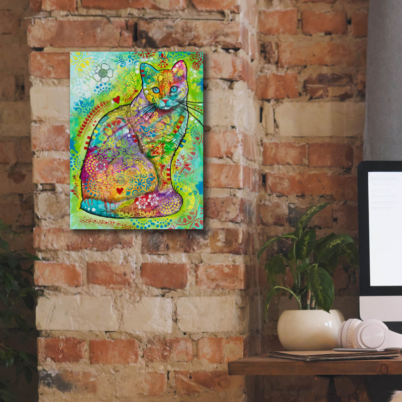 «Lil Blue Eyes» par Dean Russo, art mural sur toile, 26 po x 34 po, H 16 po x l 12 po x P 0,75 po