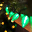 Ensemble de 25 lumières DEL de Noël C9 - fil vert 16 pi-1813606124