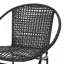 Chaise d'extérieur en osier