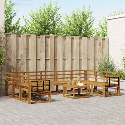 304cm Wide Patio Sectional Set