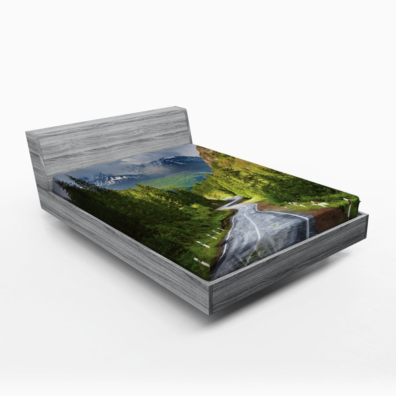 Drap-housse en microfibre Woodland, Drap-housse grand
