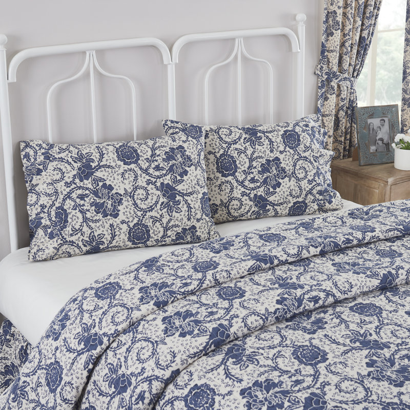 Taie d'oreiller 100% coton Dorset Navy, Standard