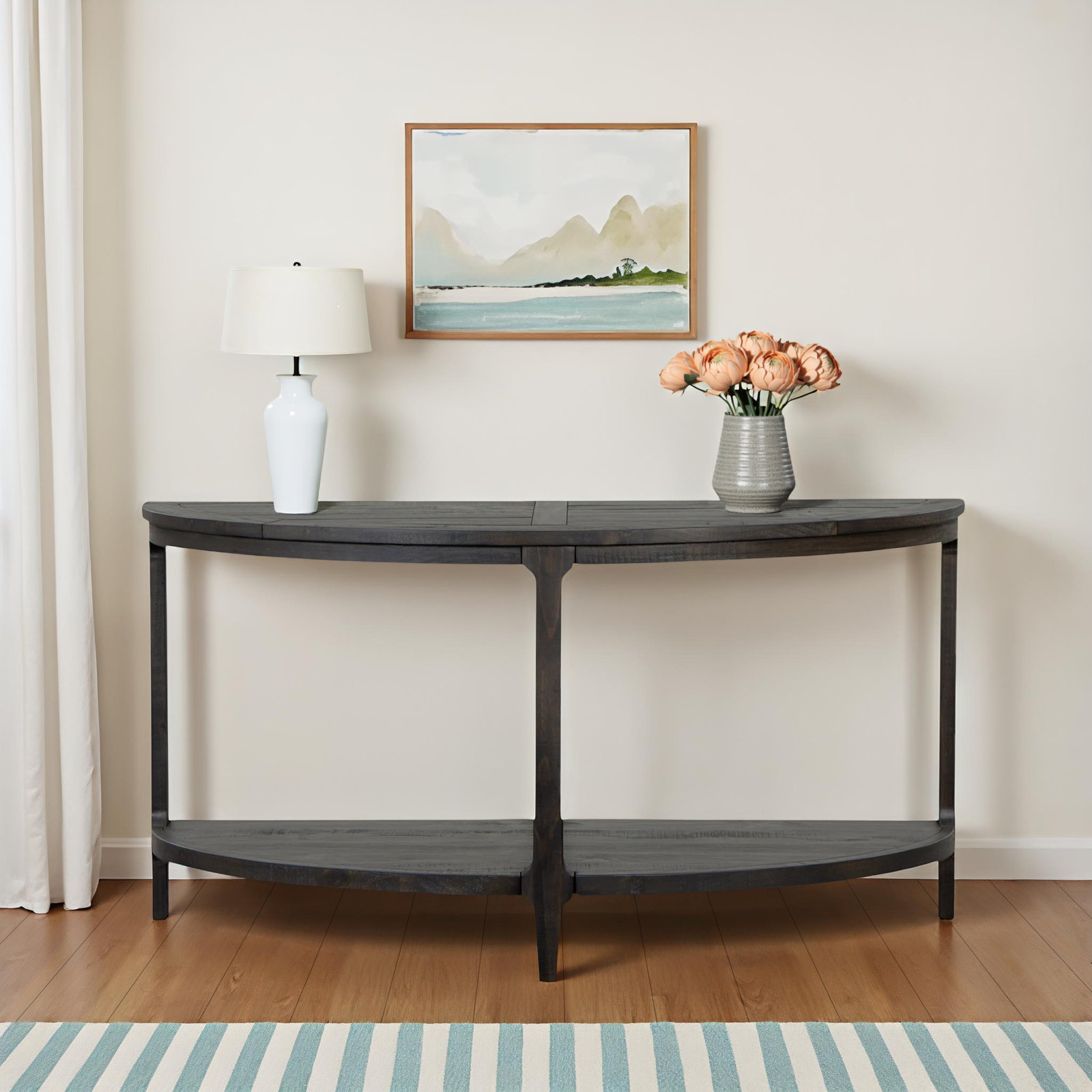 Wedgeport 55'' Solid Wood Console Table