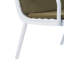 Ensemble de conversation d'extérieur 3 pièces avec cadre en PP blanc et coussins - 2 chaises club 1, rouille, poids léger, support ergonomique par cadre, coussins, -, facile à réarranger, rouille