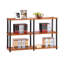 Glenda 119.9cm W Plastic Shelving Unit-1037998745