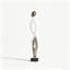 Sculpture luxueuse de style abstrait en résine