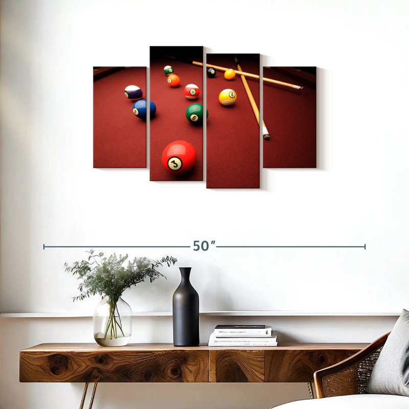 Senne, jeu de billard, H 22 po x l 36 po