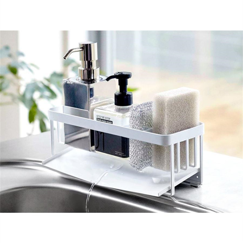 Ensemble d'évier tout-en-un avec plateau de drainage pour l'organisation de la salle de bain et de la cuisine
