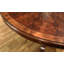 Round Mahogany Wood Dining Table