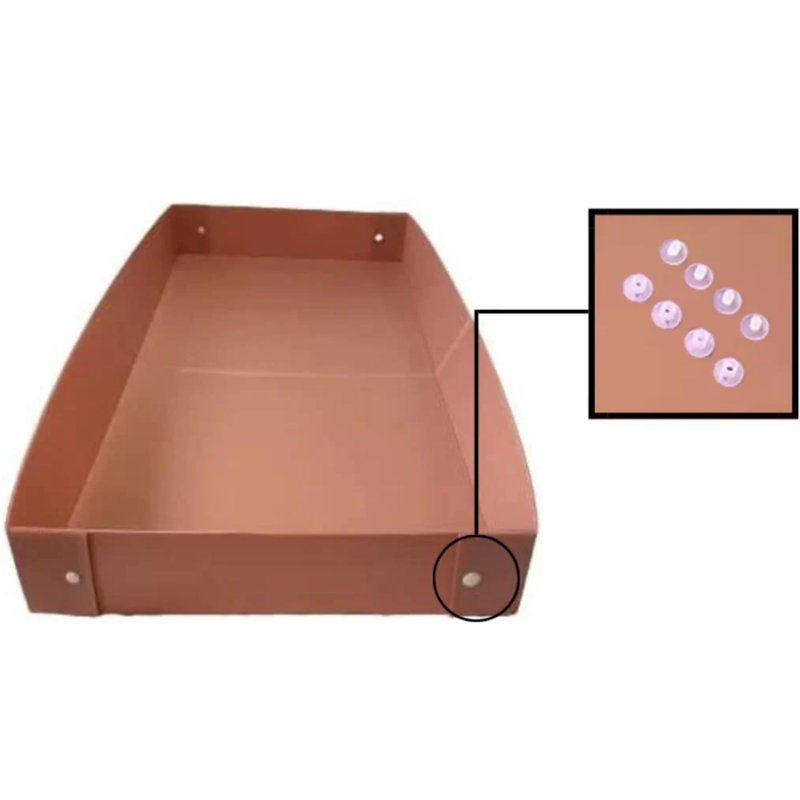  Guinea Pig Plastic Cage Liner - Pink (41" X 41")