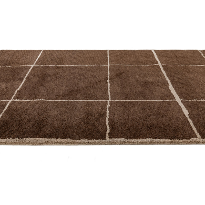 Tapis d'intérieur en laine touffeté à la main Merritt, Rectangle 7 pi 9 po x 9 pi 9 po
