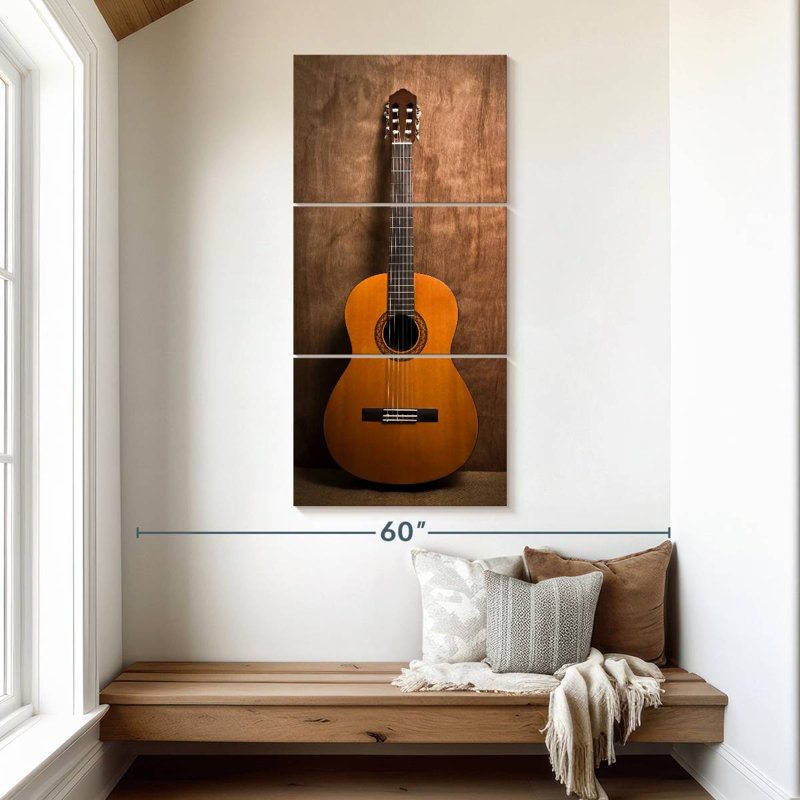 Classical Guitar, 52" H x 24" W