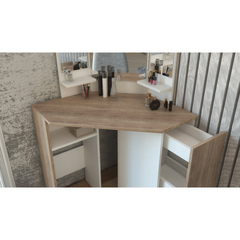 Coiffeuse avec miroir Fargosa