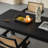 Black Rectangular Solid Wood Dining Table-920518917-920518920