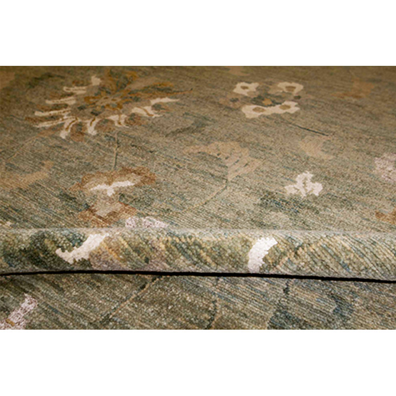 Wool Floral Area Rug