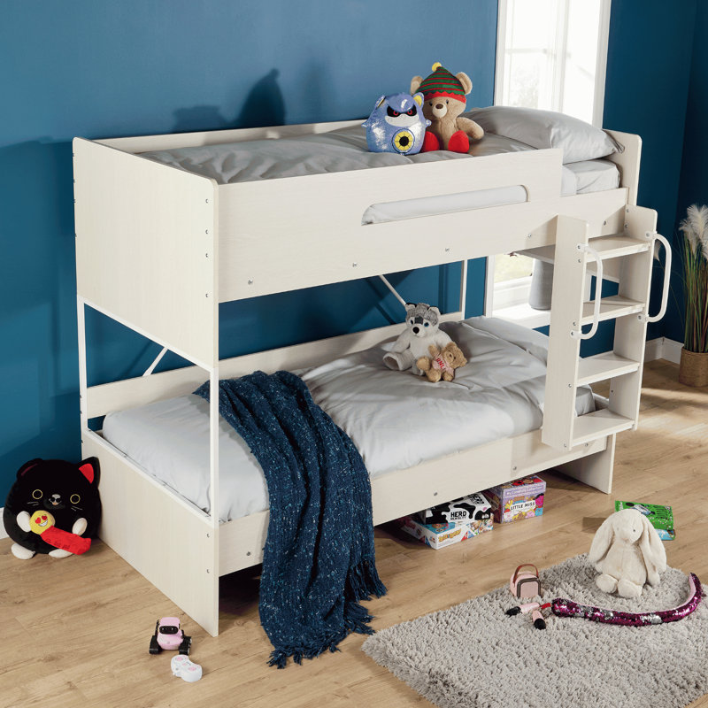 Single (3') Convertible Bunk Bed with Built-in Ladder Included