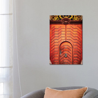 Doors Of Prague by Ann Hudec - Wrapped Canvas Print