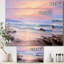 «Pastel Purple Sunset over Incoming Ocean I», reproduction d'art sur toile-55634422-55634425