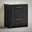 Meuble-lavabo autoportant de 30 po en chêne noir avec comptoir d'évier Virage-1080294767-1080294754