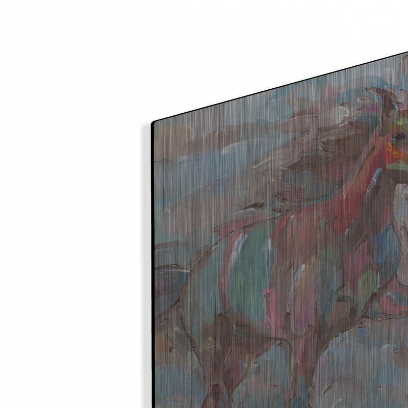 " Happy Hooves " by Hooshang Khorasani, 16" H x 12" W