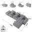 Canapé modulaire en L Boneless Luxe-697647422