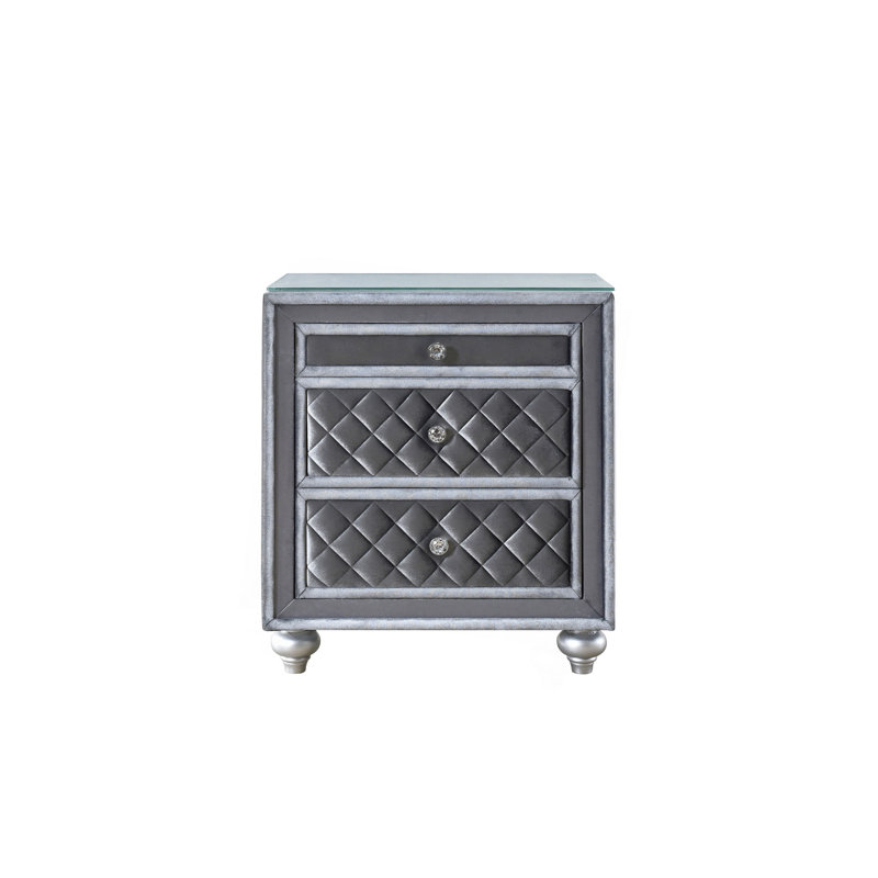 Intars 26.1'' W Solid Wood Nightstand