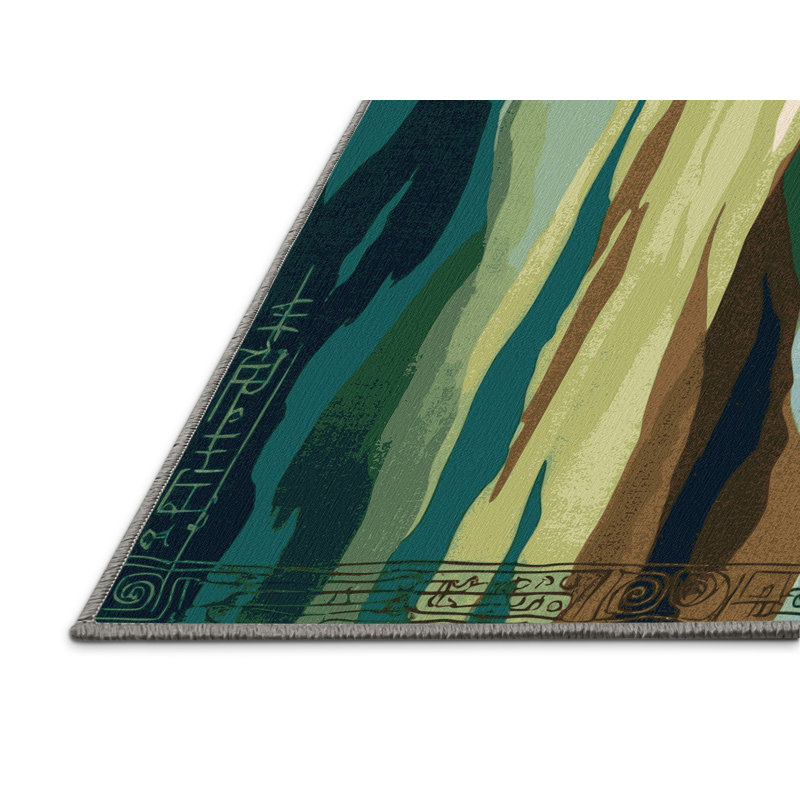 Celestial Cascade Rug, Rectangle 2' x 3'